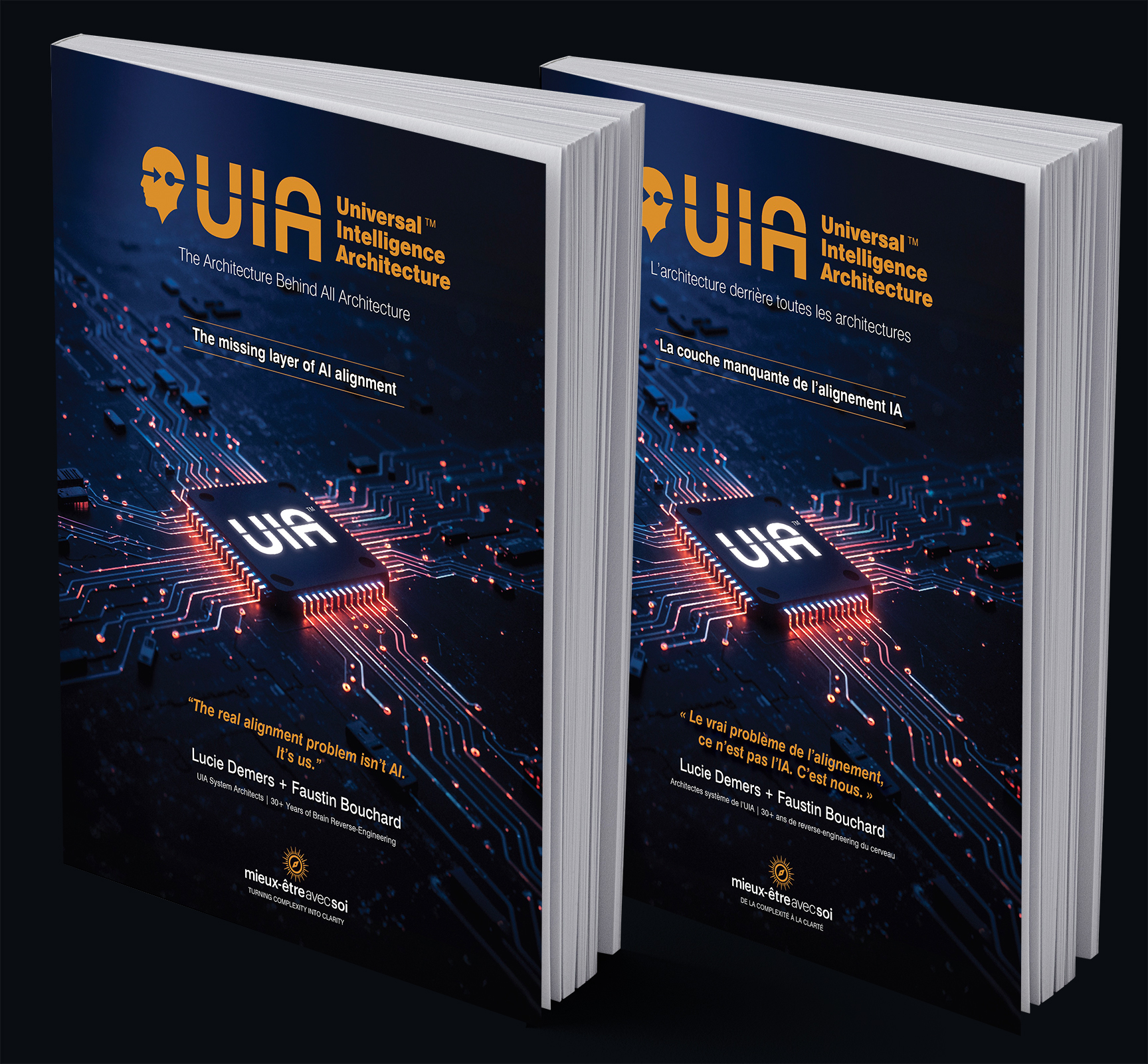 Universal Intelligence Architecture — English and French editions, by Lucie Demers and Faustin Bouchard